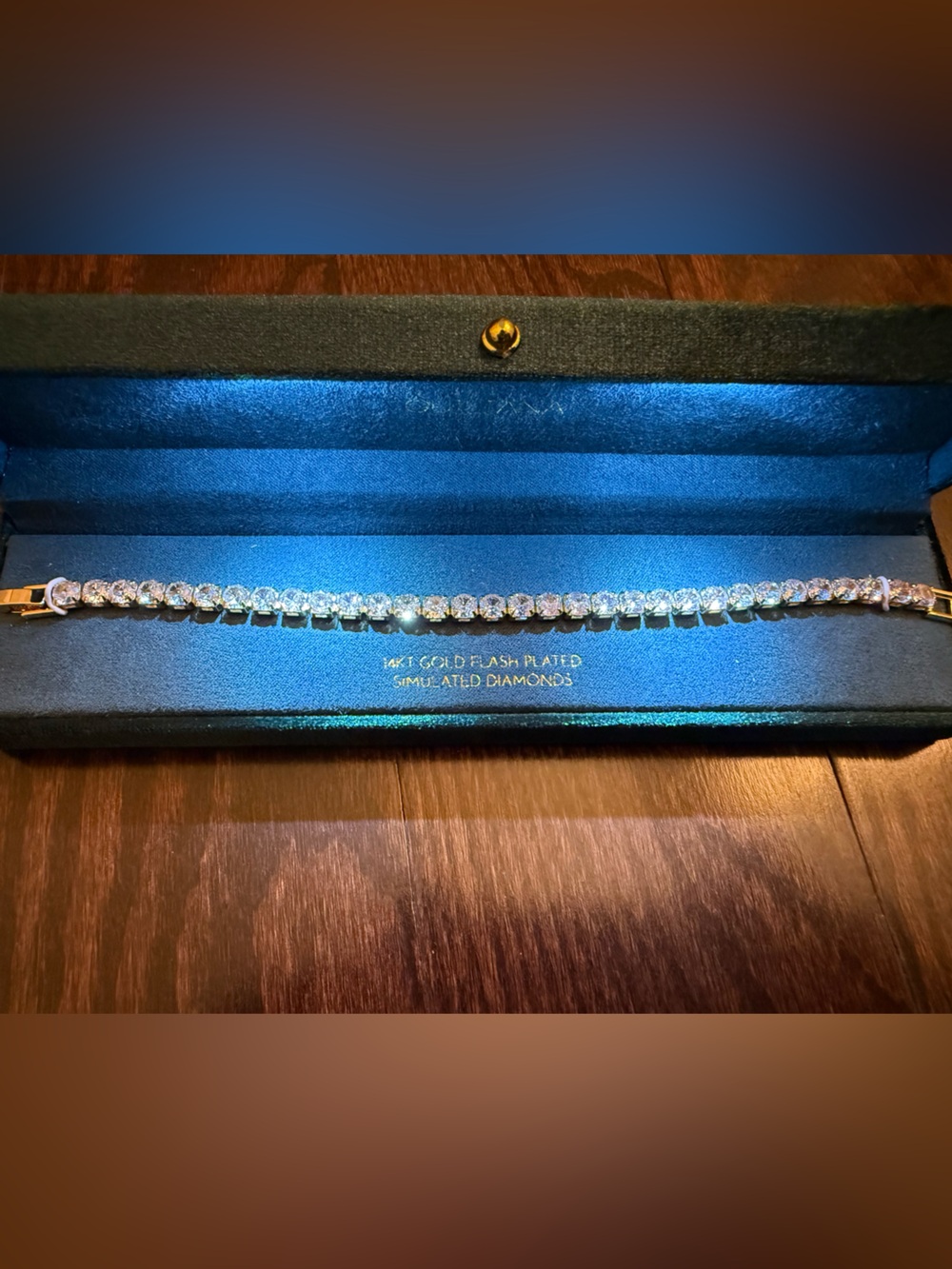 Classic Tennis Bracelet in Silver with Clear Stones